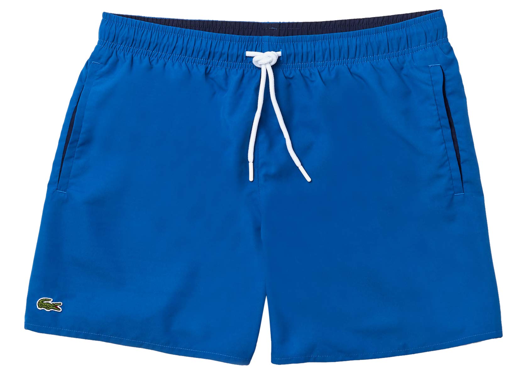 Lacoste Men's Quick-Dry Swim Trunks with Elastic Waist - Comfortable Beach & Pool Shorts for Swimming, Vacation & Summer Activities