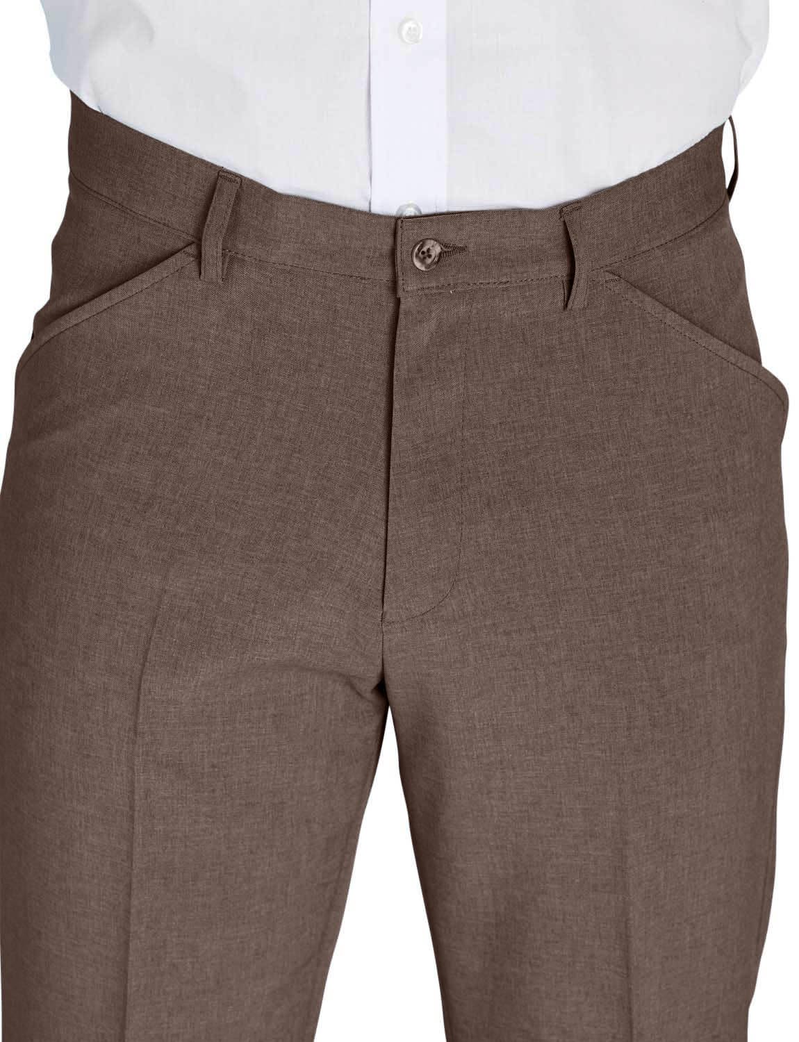 Stylish Men's Frogmouth Pocket Formal Pants - Comfortable & Versatile Office Wear for Business & Dressy Occasions