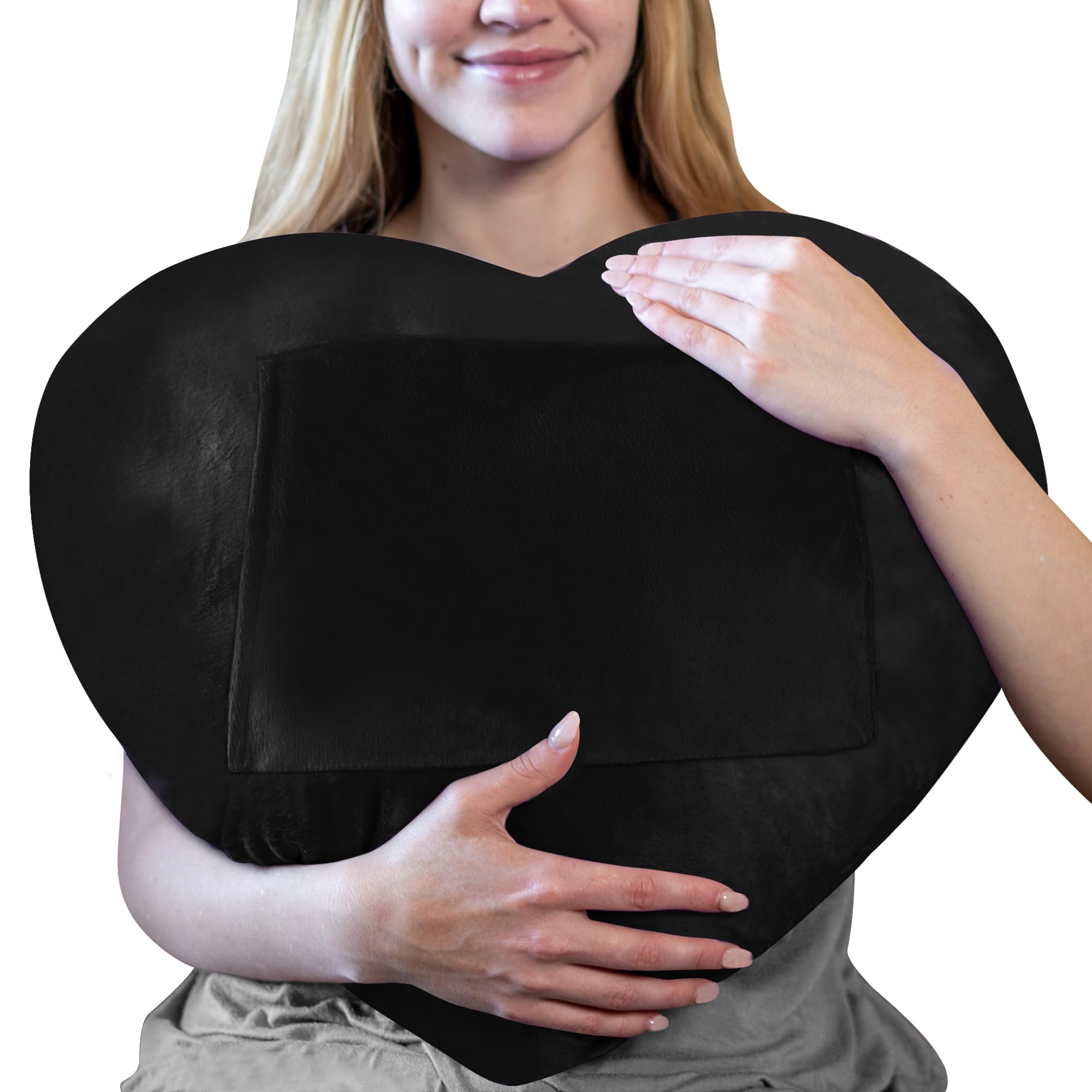 Heart Surgery Recovery Pillow with Gel Pack - Post-Surgery Comfort Pillow for Cardiac, Mastectomy, Hysterectomy & Abdominal Surgery Patients - Ideal for Cough Support and Pain Relief at Home or Hospital