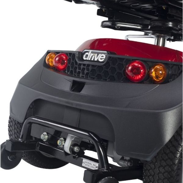 Drive Medical Ventura DLX Deluxe 3 Wheel Mobility Scooter - Lightweight Electric Scooter for Adults & Seniors - Indoor/Outdoor Use for Shopping, Travel & Daily Mobility