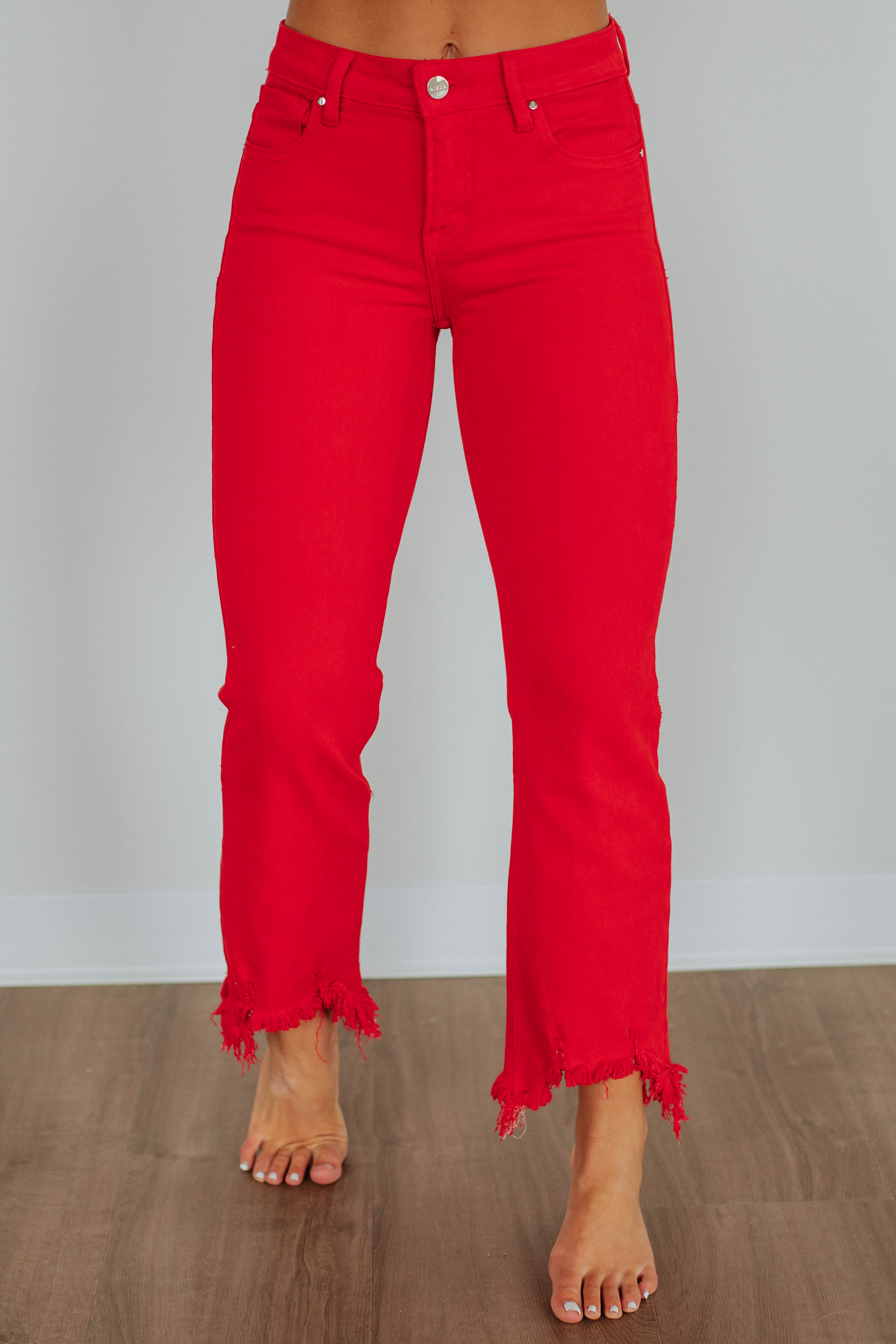 Neona Risen Jeans - High Waist Slim Fit Stretch Denim Pants for Women | Perfect for Casual Wear, Night Out & Office | Fiesta Collection