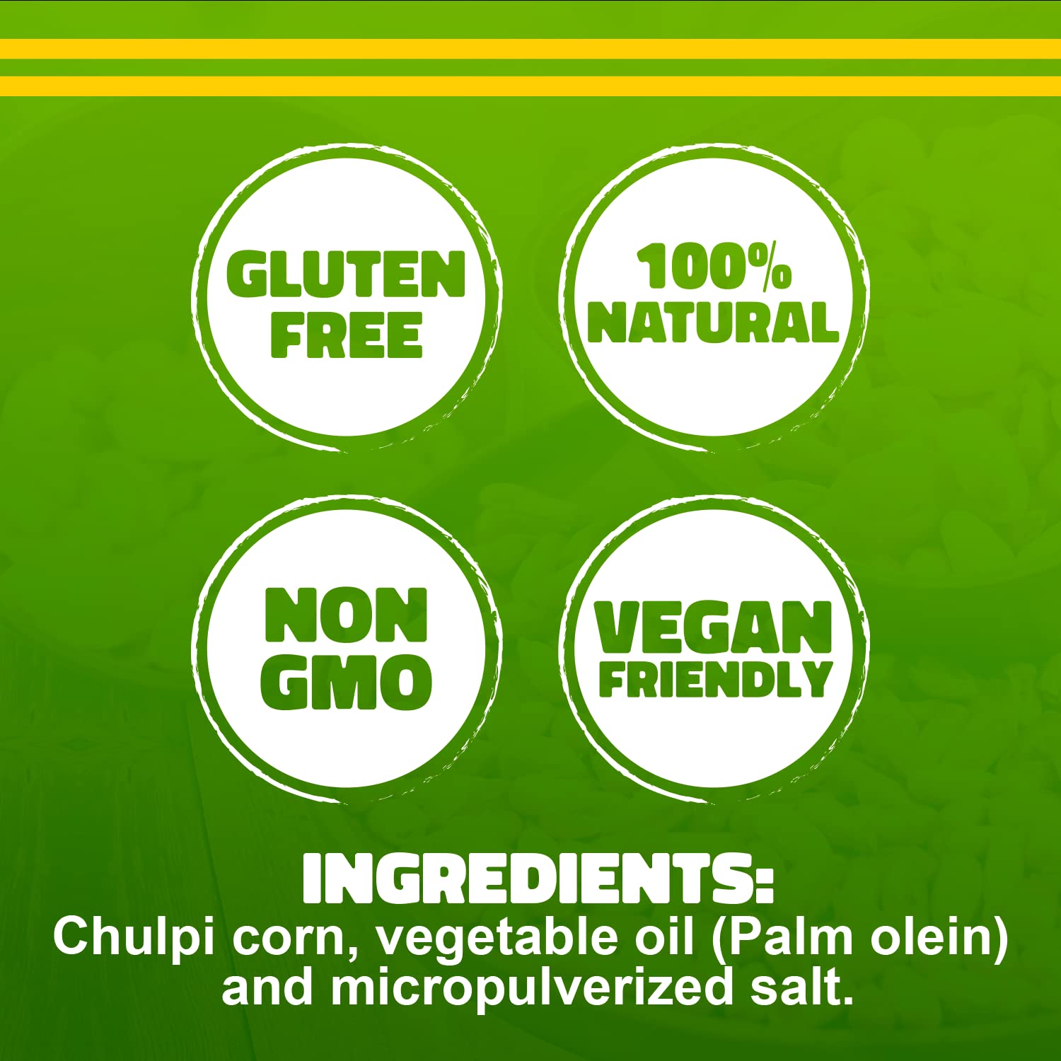 Crunchy Salted Chulpe Corn Snack 4.59 oz - Peruvian Fried Corn Chips, Ready-to-Eat Healthy Snacks, Gluten-Free Peruvian Products, Perfect for Parties, Movie Nights & On-the-Go Snacking