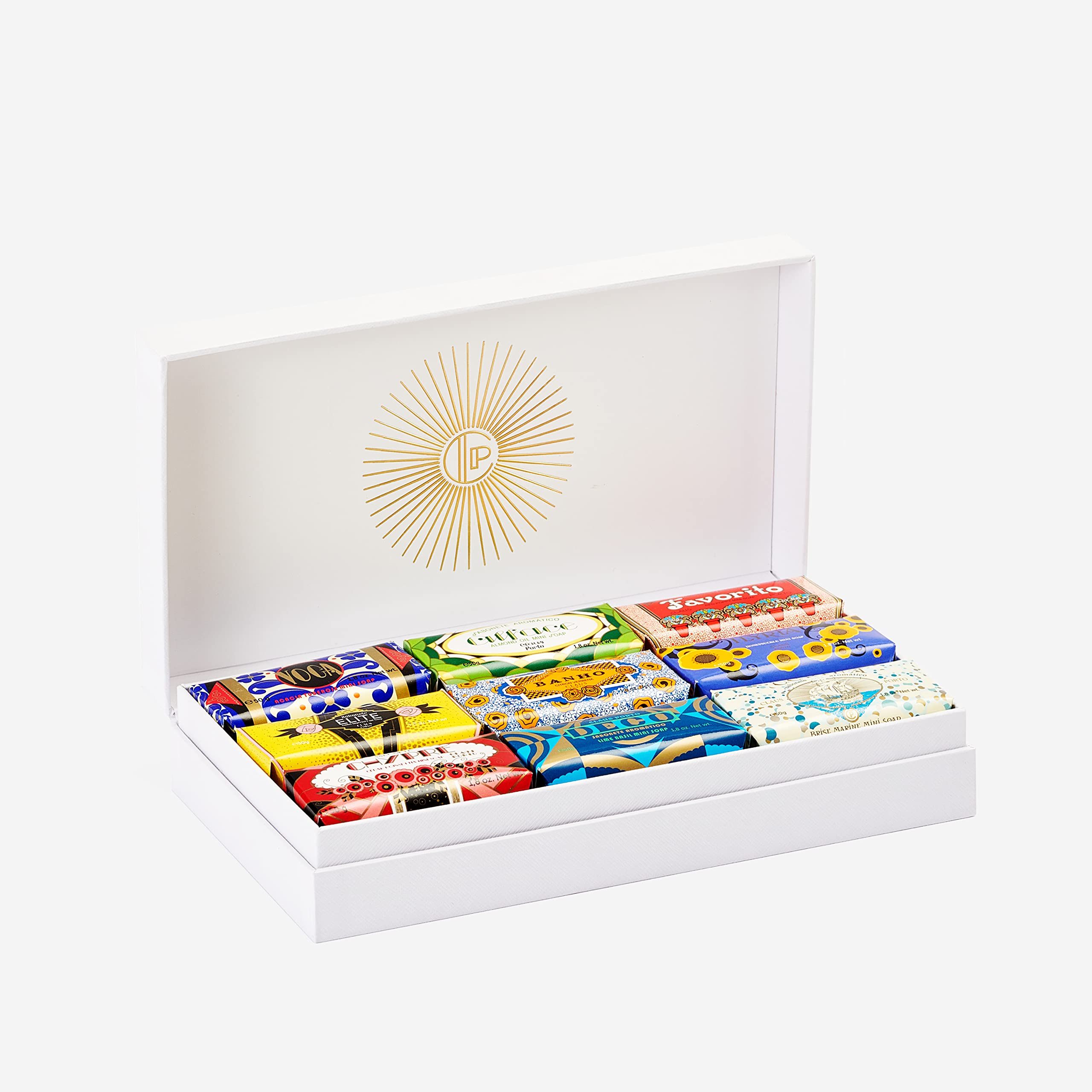 Claus Porto Luxury Gift Box Set - Deco Collection with Sleeve | Premium Soap & Fragrance Gift for Holidays, Birthday & Anniversary