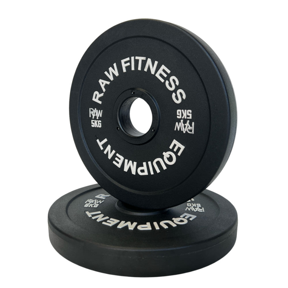 Premium 5KG Fractional Weight Plates Pair - Black Olympic Strength Training Plates for Home Gym & CrossFit Workouts
