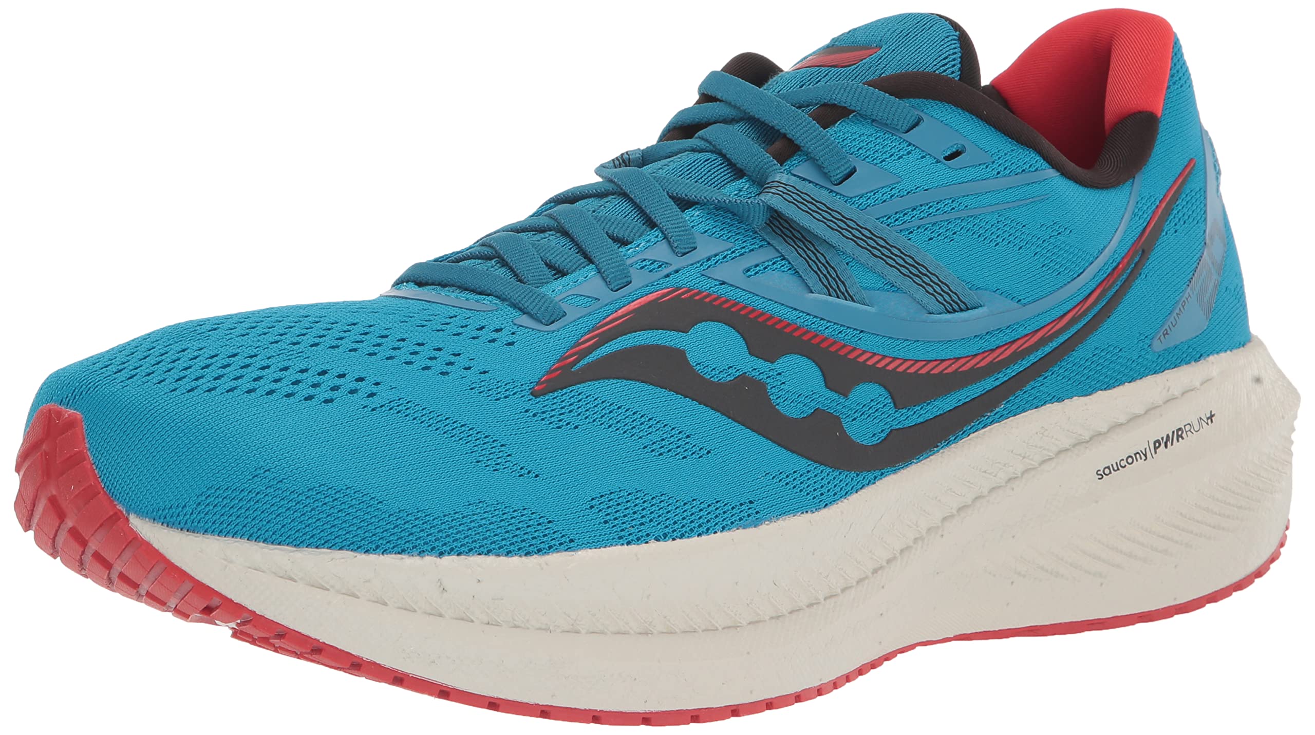 Saucony Men's Triumph 20 Running Shoes - Lightweight Cushioned Sneakers for Long Distance Training & Road Running | Perfect for Marathon, Jogging & Gym Workouts