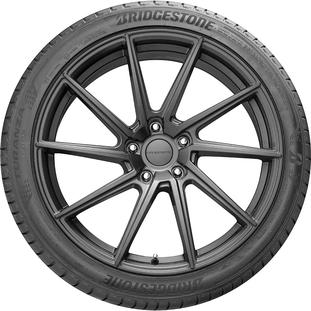 Bridgestone Turanza T005 Touring Summer Tire 205/60R16 92H - High Performance All-Season Car Tires for Sedans & Coupes, Smooth Ride & Wet Traction, Ideal for Highway & City Driving