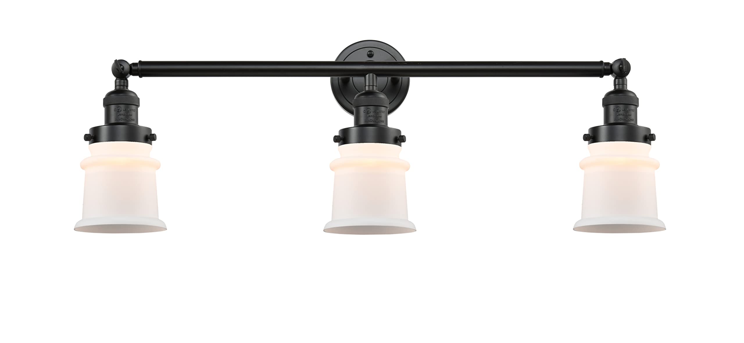 Franklin Restoration Collection 205-OB-G181S 3-Light Bathroom Vanity Light Fixture - Elegant Lighting for Modern Bathrooms, Powder Rooms & Home Decor