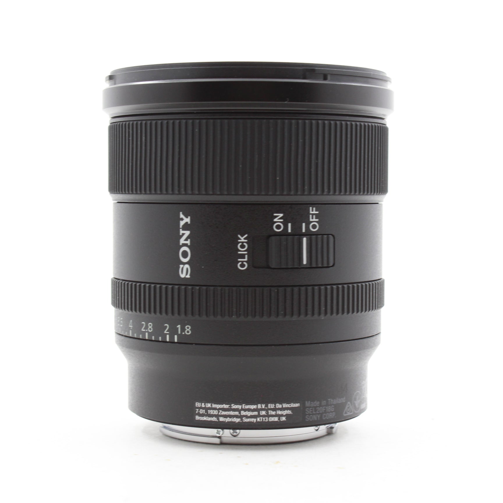 Open Box Excellent Condition Sony FE 20mm f/1.8 G Full Frame Wide-Angle Prime Lens - Perfect for Landscape, Astrophotography & Low-Light Shooting