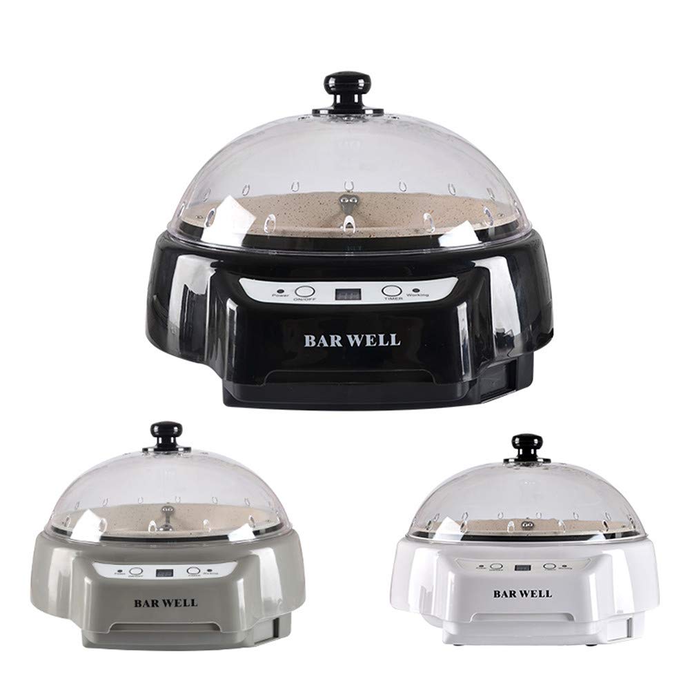 Premium Smart Electric Coffee Roaster & Grinder Machine - 220V Home Use for Coffee Beans, Peanuts, Dried Fruits & Seeds - Perfect for Coffee Shops, Home Brewing & Gourmet Snack Preparation (Black)