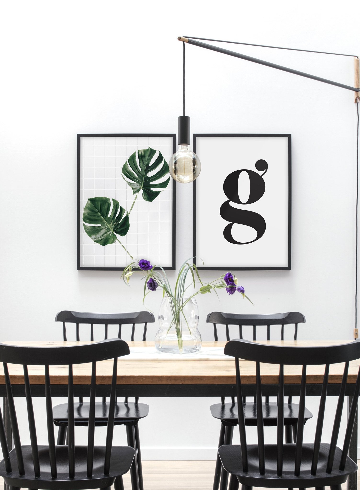 Monstera Deliciosa Plant Poster - Tropical Leaf Wall Art Decor for Home, Office & Nursery - Perfect for Boho, Aesthetic & Plant Lover Spaces