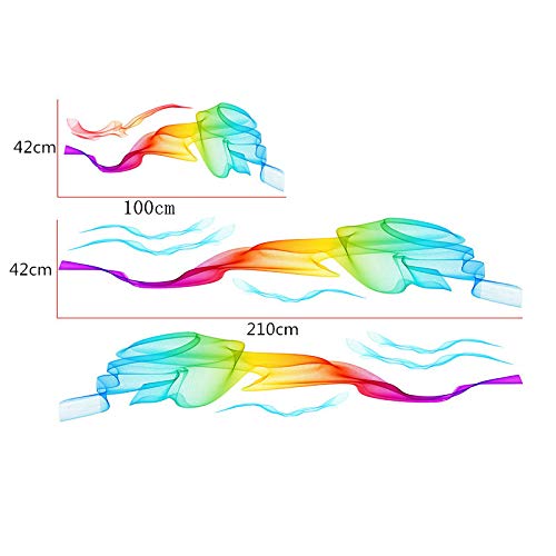 GiftCity Colorful Smoke Car Decal Set - Universal Vinyl Stickers for Car Body Customization | Perfect for Personalizing Vehicles, Enhancing Style, and Making Your Car Stand Out