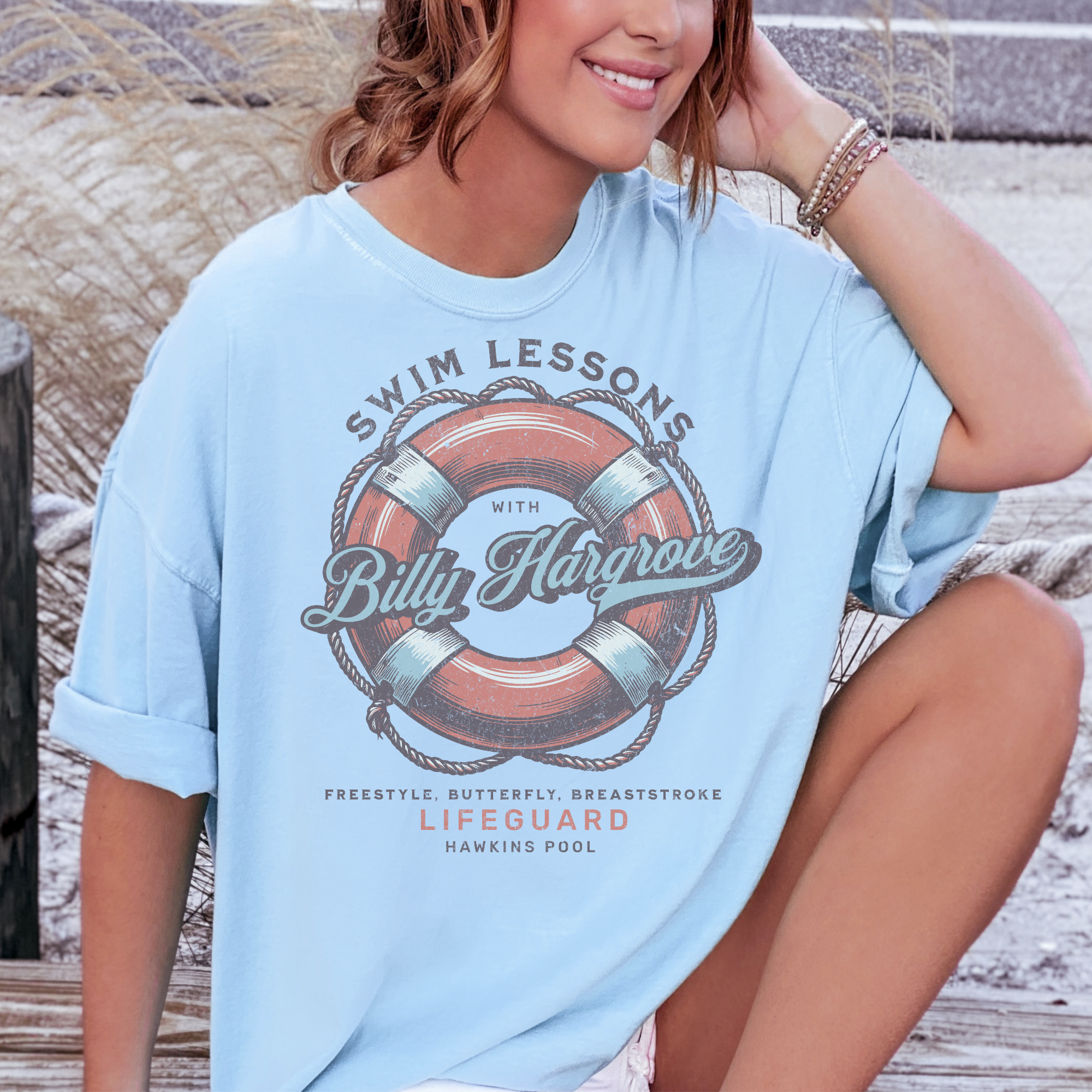 Billy Hargrove T-Shirt - Stranger Things Inspired Graphic Tee for Men & Women - Perfect for Cosplay, Halloween, and Fan Merchandise