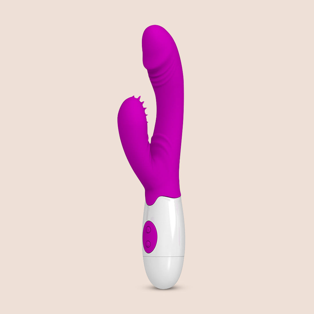 Pretty Love Andre | Silicone Dual Rabbit Stimulator for Women - Powerful Clitoral & G-Spot Vibrator for Intimate Pleasure | Perfect for Couples Play & Solo Sensual Exploration
