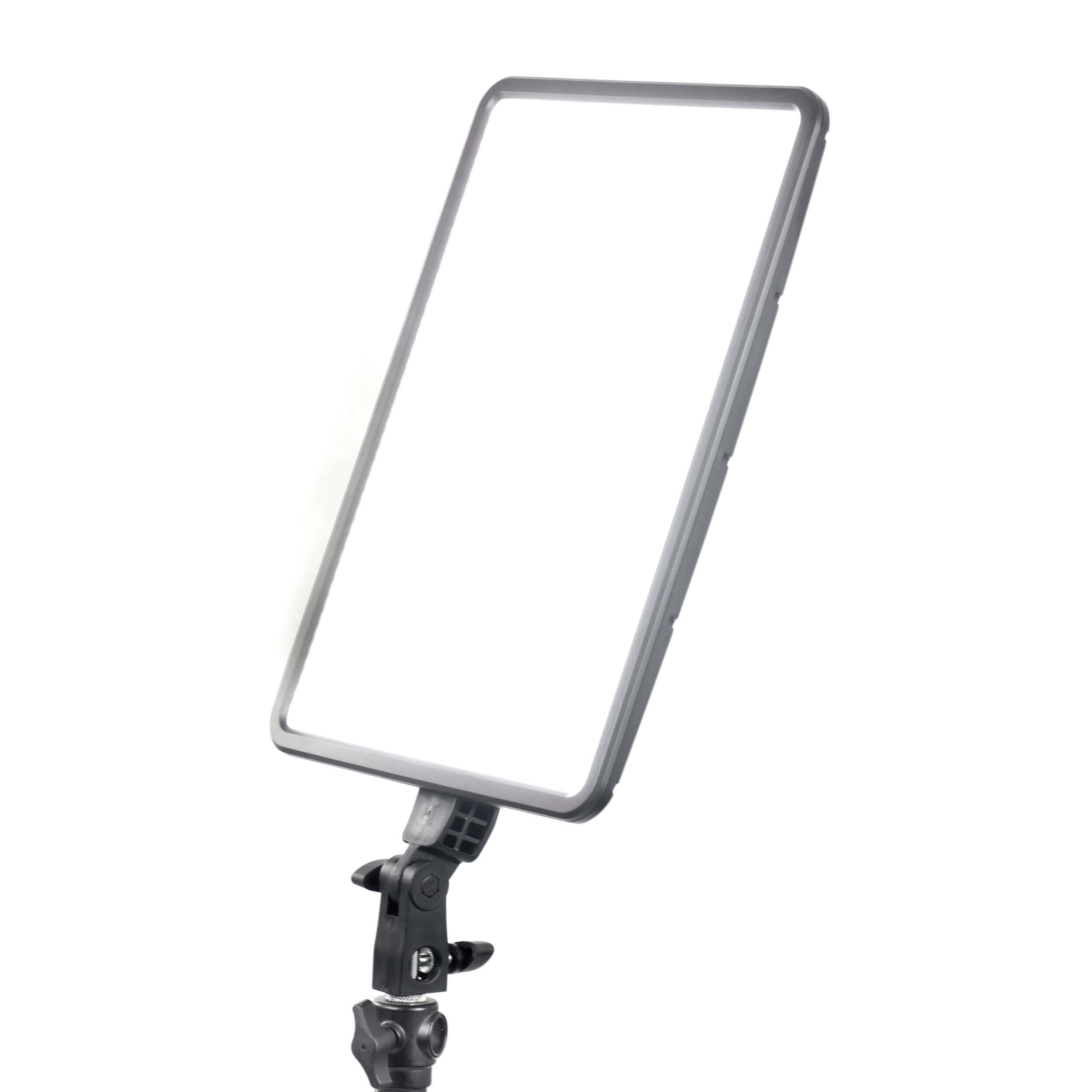 GLOWPAD350D Edge Lit LED Panel with Table Stand Mount Kit - Energy Efficient Backlight for Home Office, Gaming & Studio Lighting