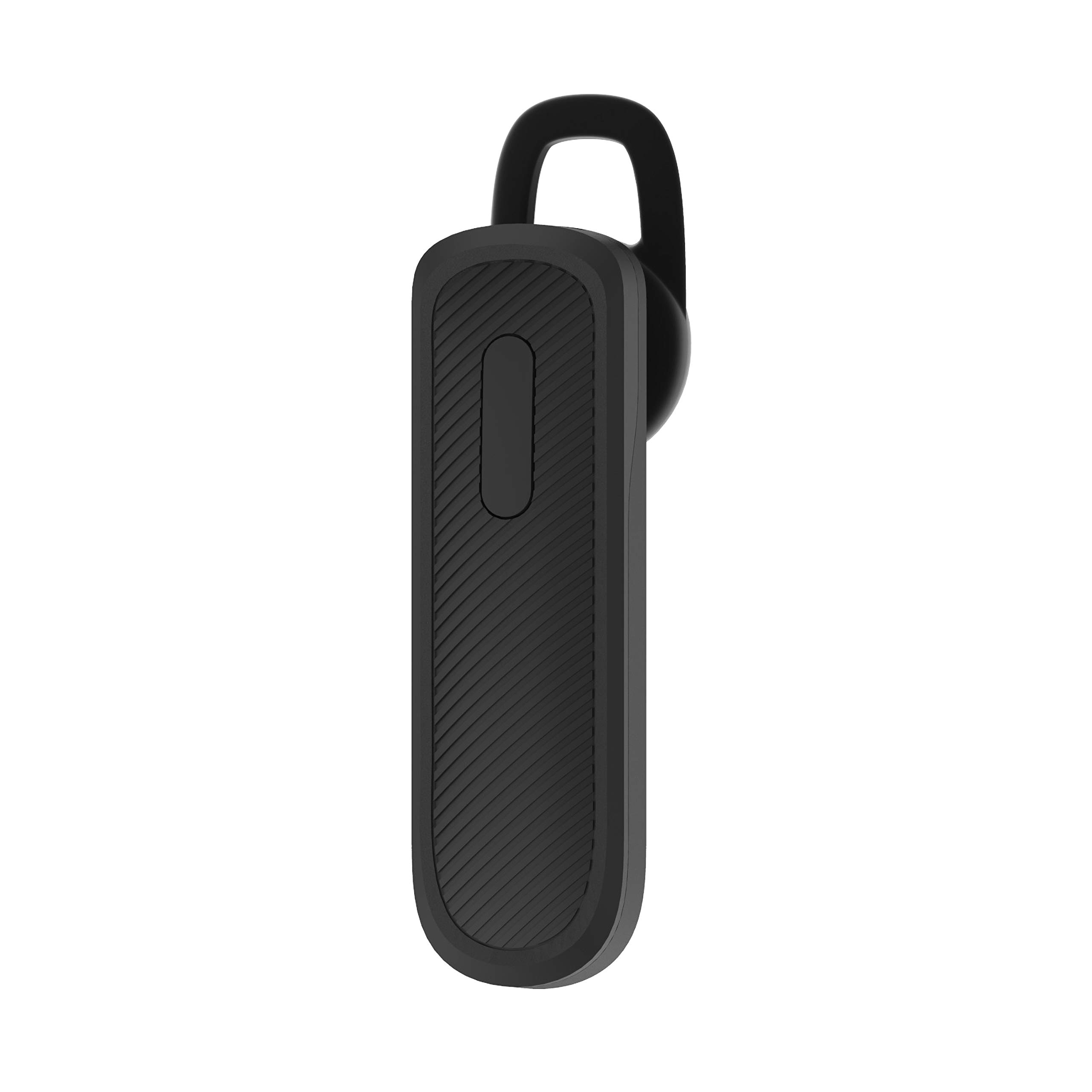 TELLUR Vox 5 Bluetooth Headset Wireless Earbuds with Mic - Black | Noise Cancelling Headphones for Work, Gym, Running & Travel