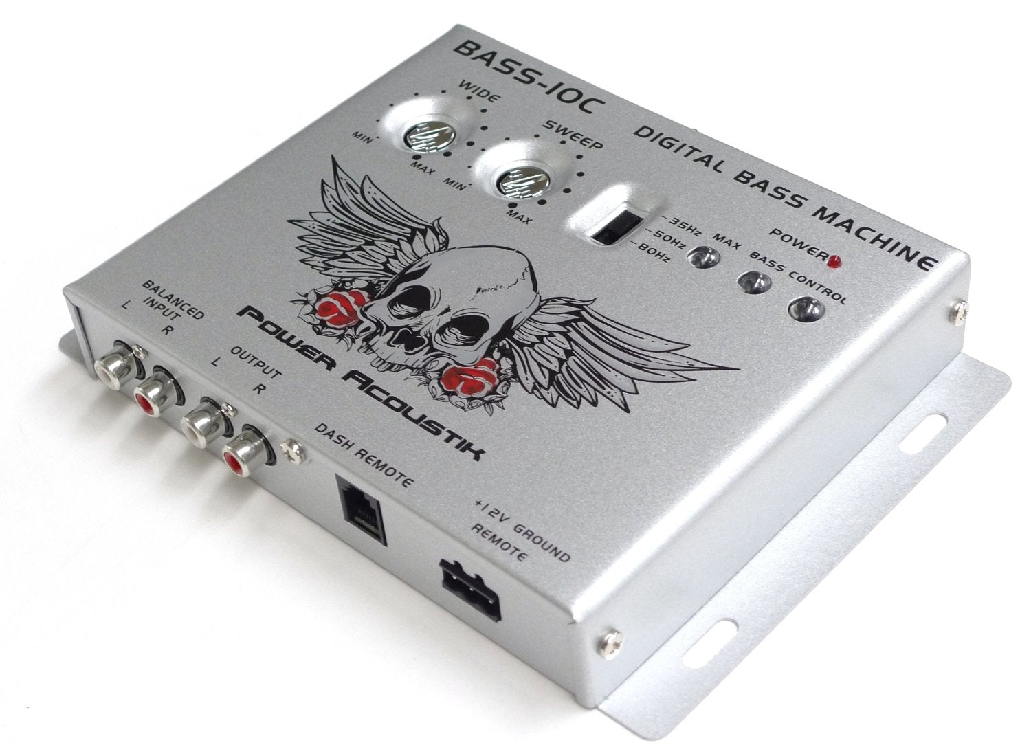 Power Acoustik BASS 10C Digital Bass Reconstruction Processor - Car Audio Subwoofer Bass Booster for Enhanced Sound Quality in Vehicles & Trucks