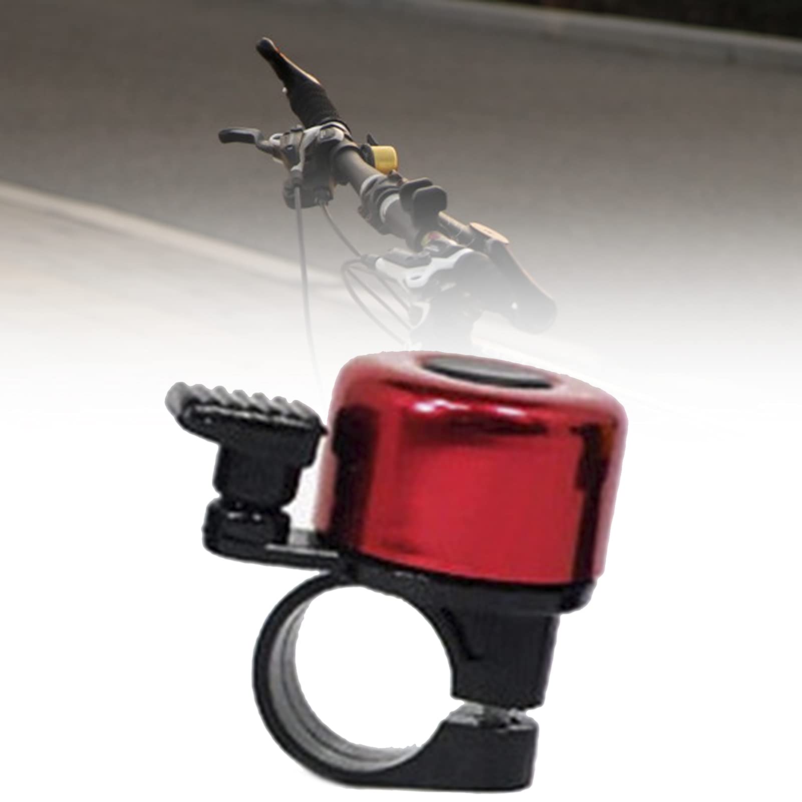 Premium Aluminum Bike Bell - Loud & Crisp Bicycle Bell for Adults & Kids - Perfect for Road, Mountain & Commuter Bikes - Safety Cycling Accessories for Urban & Trail Riding