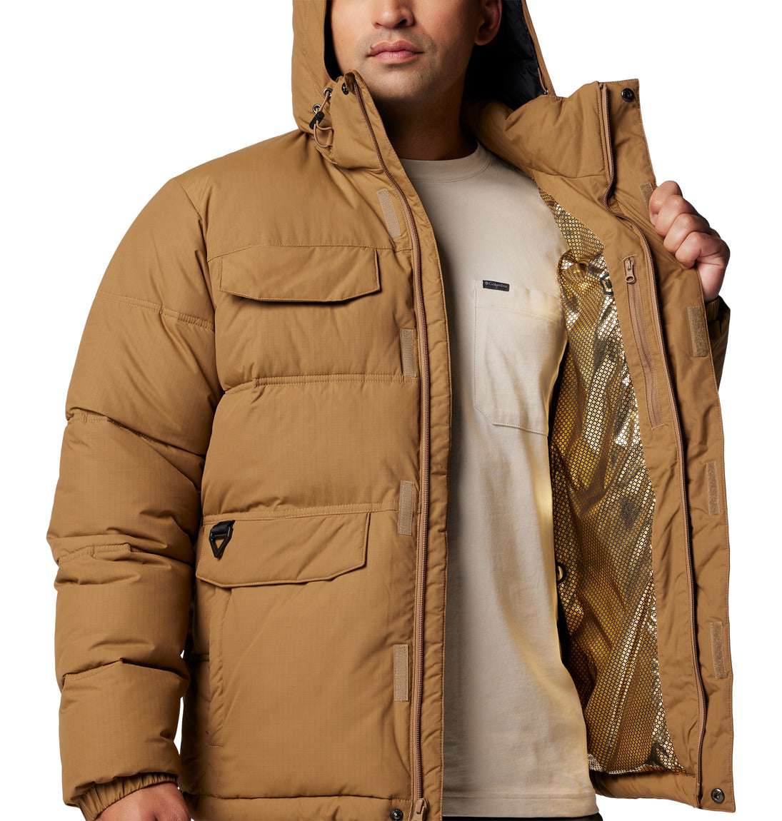 Columbia Men's Landroamer™ Puffer Jacket - Lightweight Water-Resistant Winter Coat for Outdoor Activities, Hiking & Travel