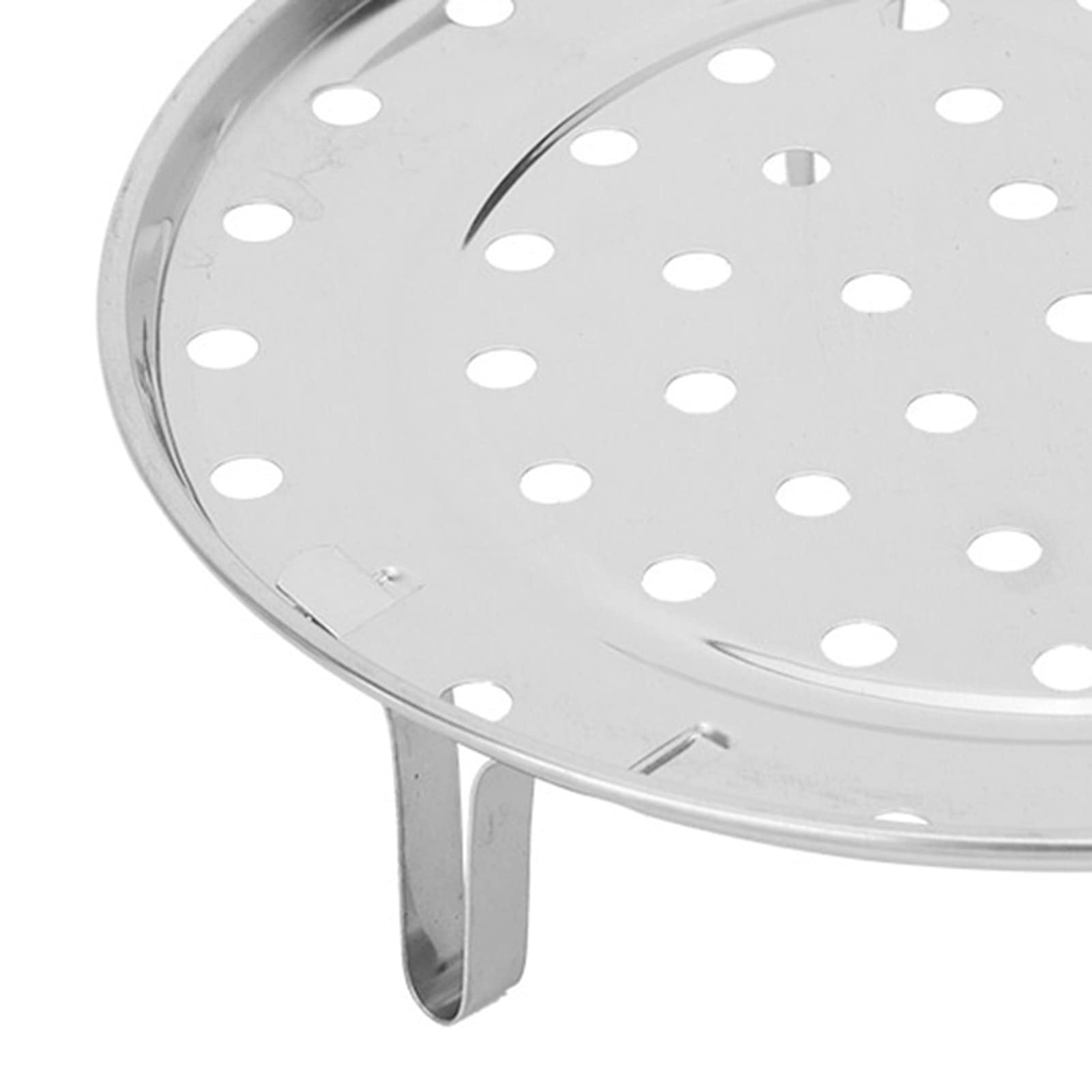 Stainless Steel Steamer Rack - Round Steaming Basket for Canning, Stock Pot, Pressure Cooker - Perfect for Cooking, Toasting Bread, Baking & Salad Prep - Durable & Versatile Kitchen Tool