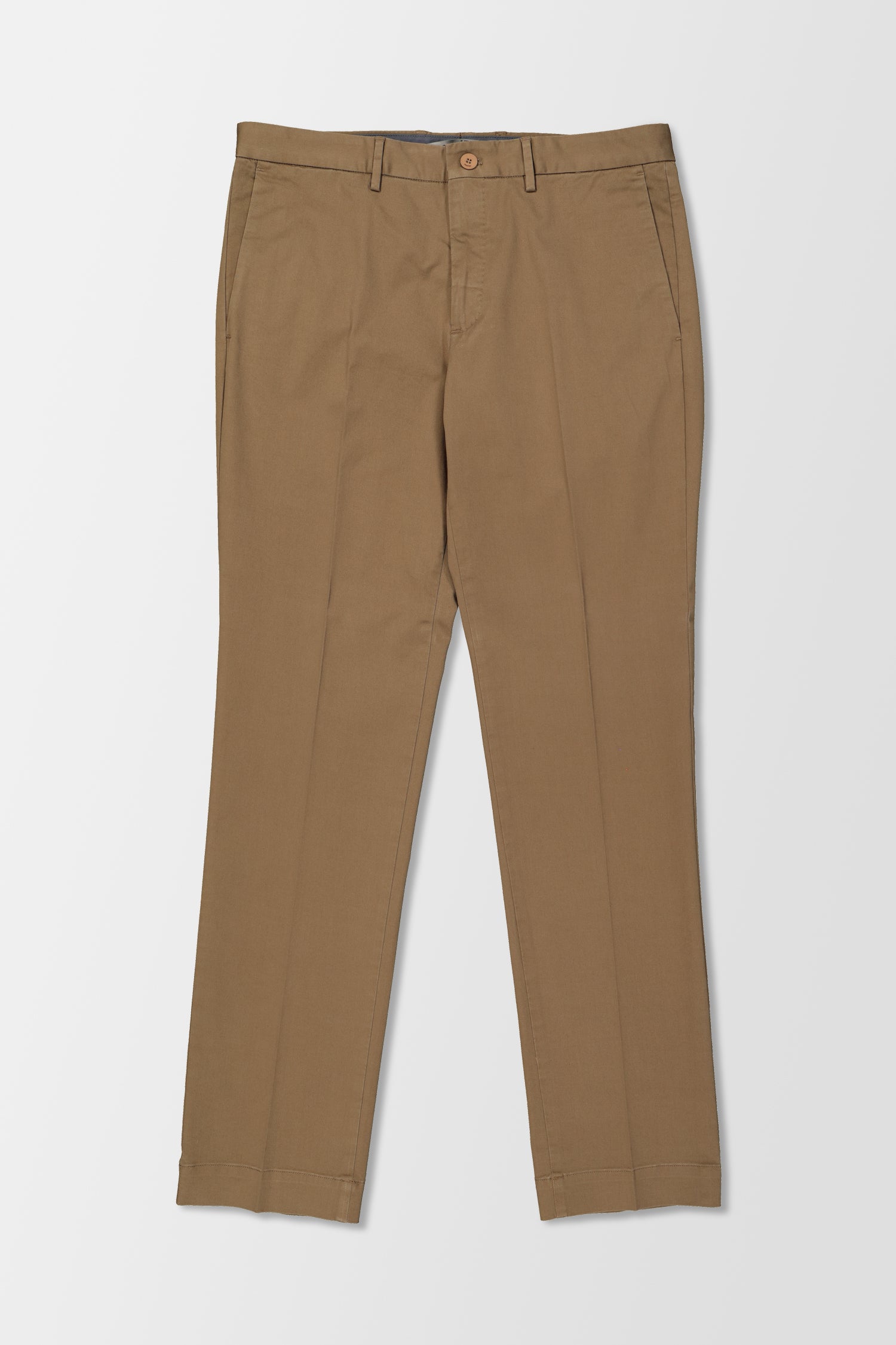 Premium Incotex Brown Dress Pants for Men - Classic Slim Fit Business Casual Trousers - Perfect for Office, Weddings & Formal Events