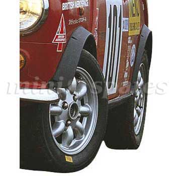 Mini Wheel Arch Kit - Black Plastic Fender Flares for Compact Cars | Off-Road & Street Style Upgrade