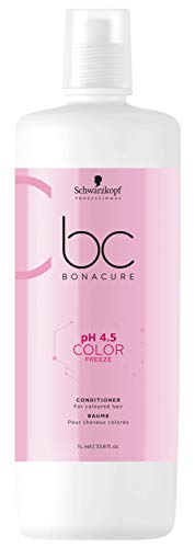 BC Bonacure COLOR FREEZE Conditioner for Color-Treated Hair - 33.81 oz (1 Liter) - Sulfate-Free, Hydrating Hair Treatment for Faded & Damaged Hair - Salon Quality After Color Care at Home