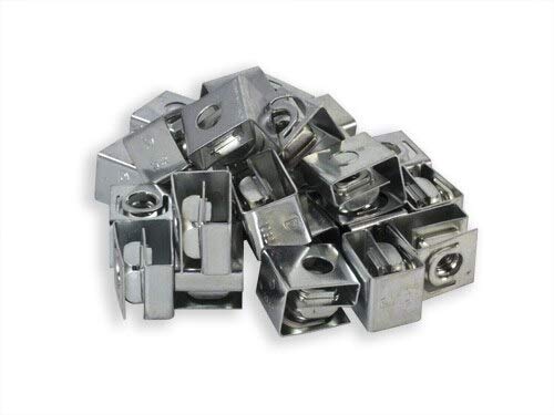 RackGold® M5 Slide-On Cage Nuts 25 Pack - High-Quality USA Made Server Rack Hardware for IT Equipment & Data Center Installation
