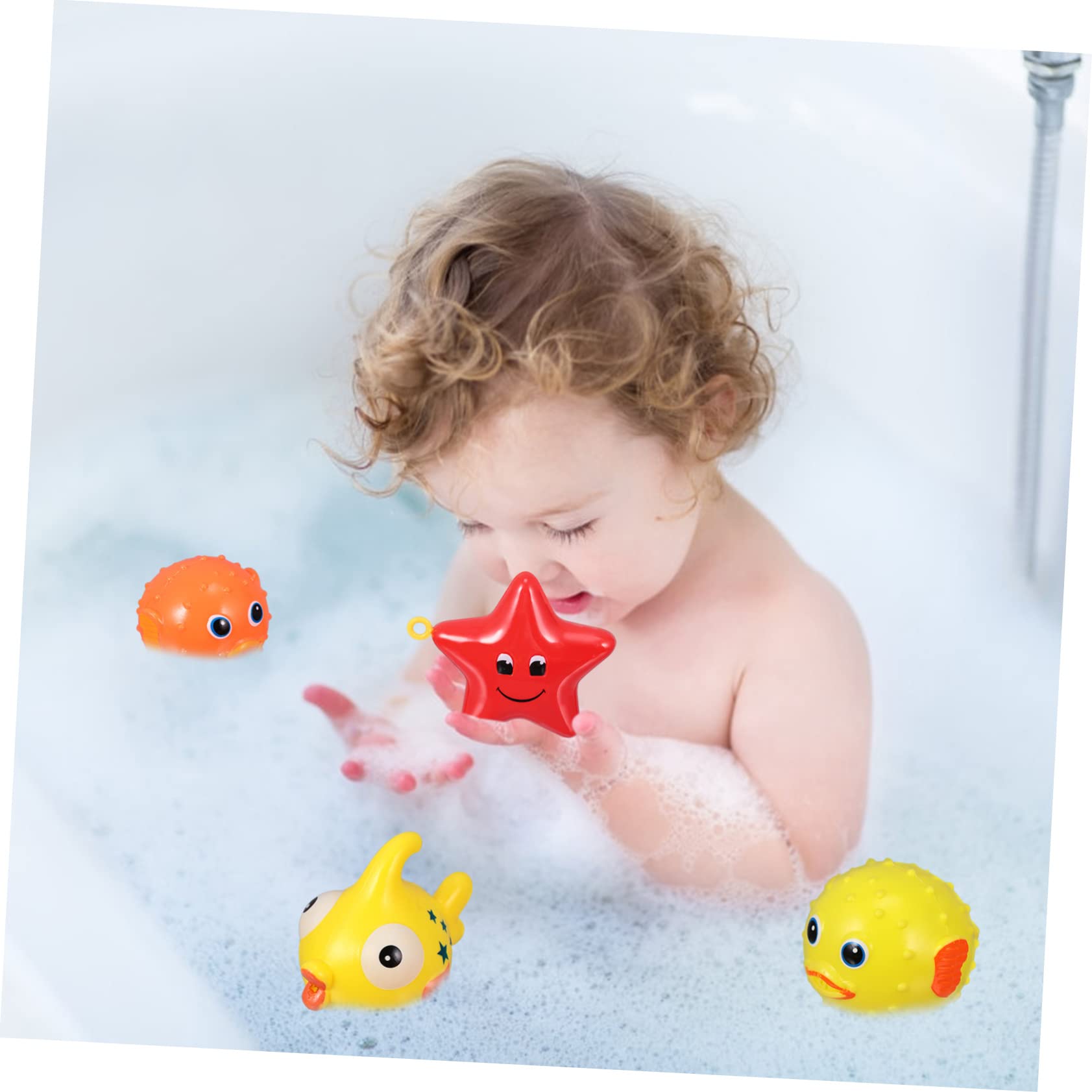 KICHOUSE 1 Set Plastic Fishing Toys with Animal Squirters - Educational Water Play Toys for Kids Pool, Bath & Outdoor Fun