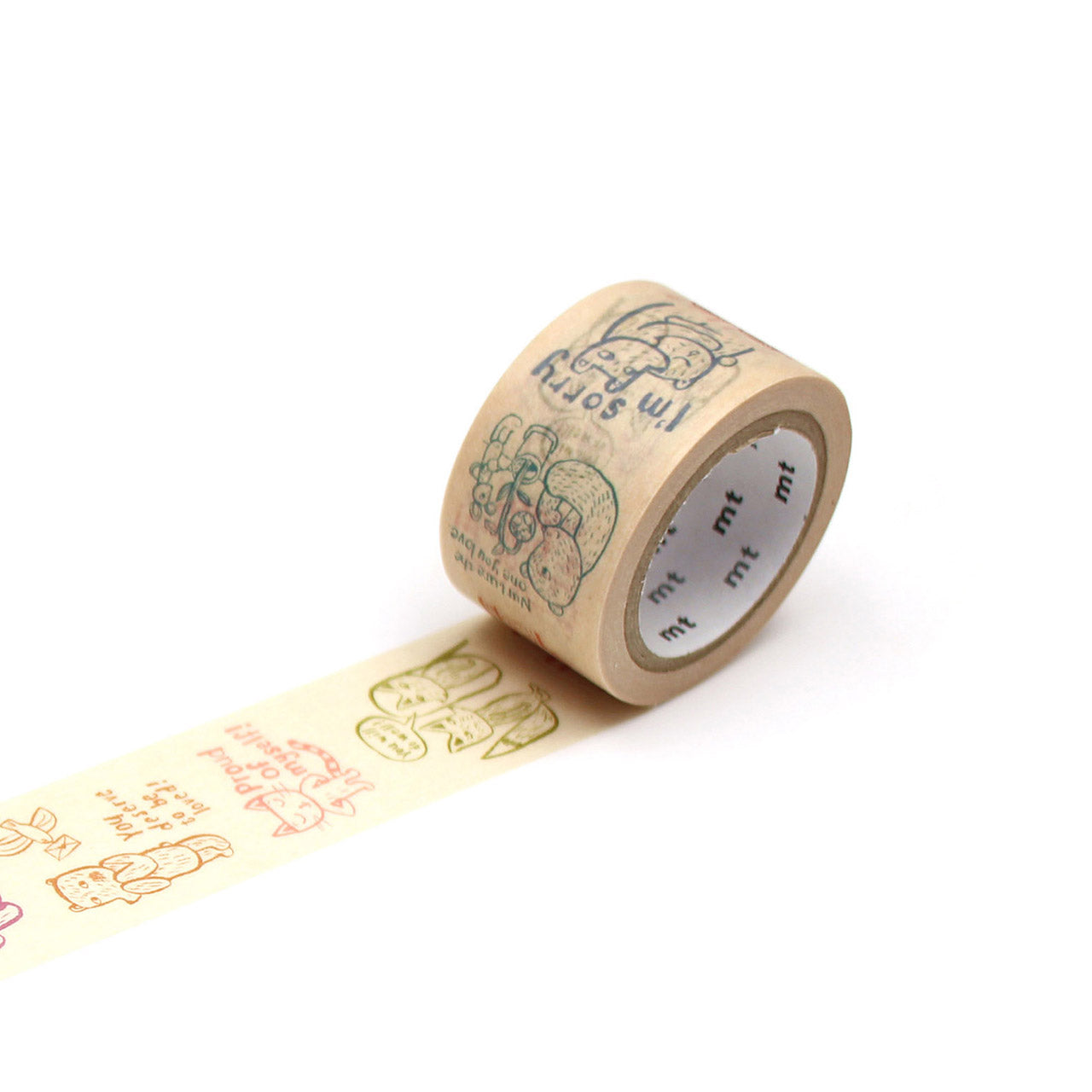 Therapeutic Message Washi Tape - Single Roll for Journaling, Scrapbooking & DIY Crafts - Stress Relief & Positive Affirmations