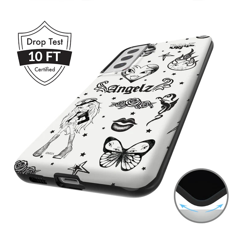 Bratz Inked Fashion Samsung Phone Case - Trendy Protective Cover for Samsung Galaxy - Perfect for Teens, Girls, and Bratz Fans - School, Work, and Everyday Use