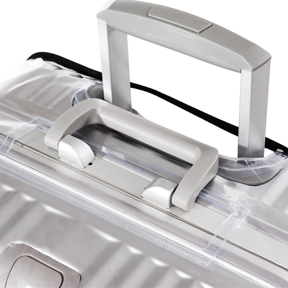 Everyfit Clear PVC Waterproof Luggage Cover Protector - 22 Inch Suitcase Protector for Travel, Airplane & Baggage Protection - Durable & Transparent Design for Easy Identification