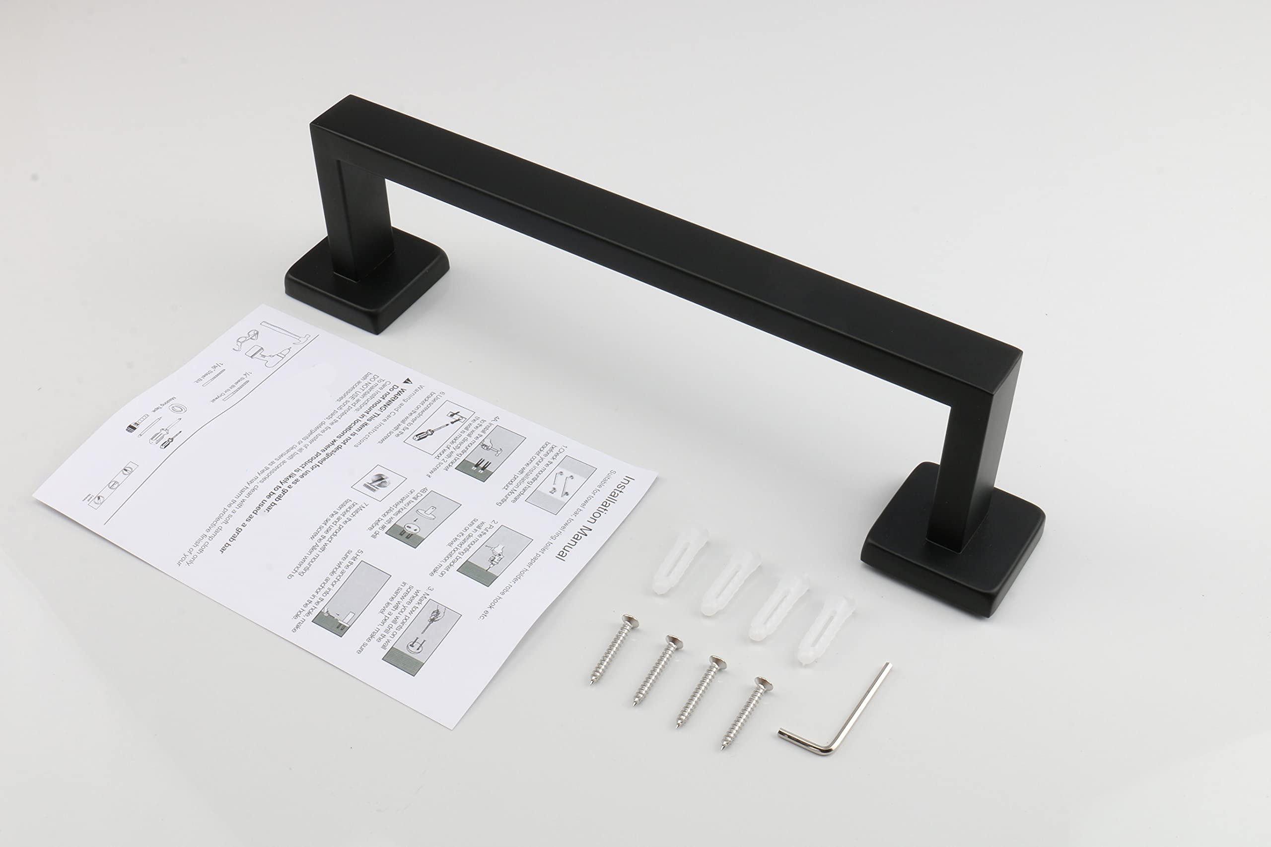 TocTen Heavy Duty Stainless Steel Towel Rack - 12