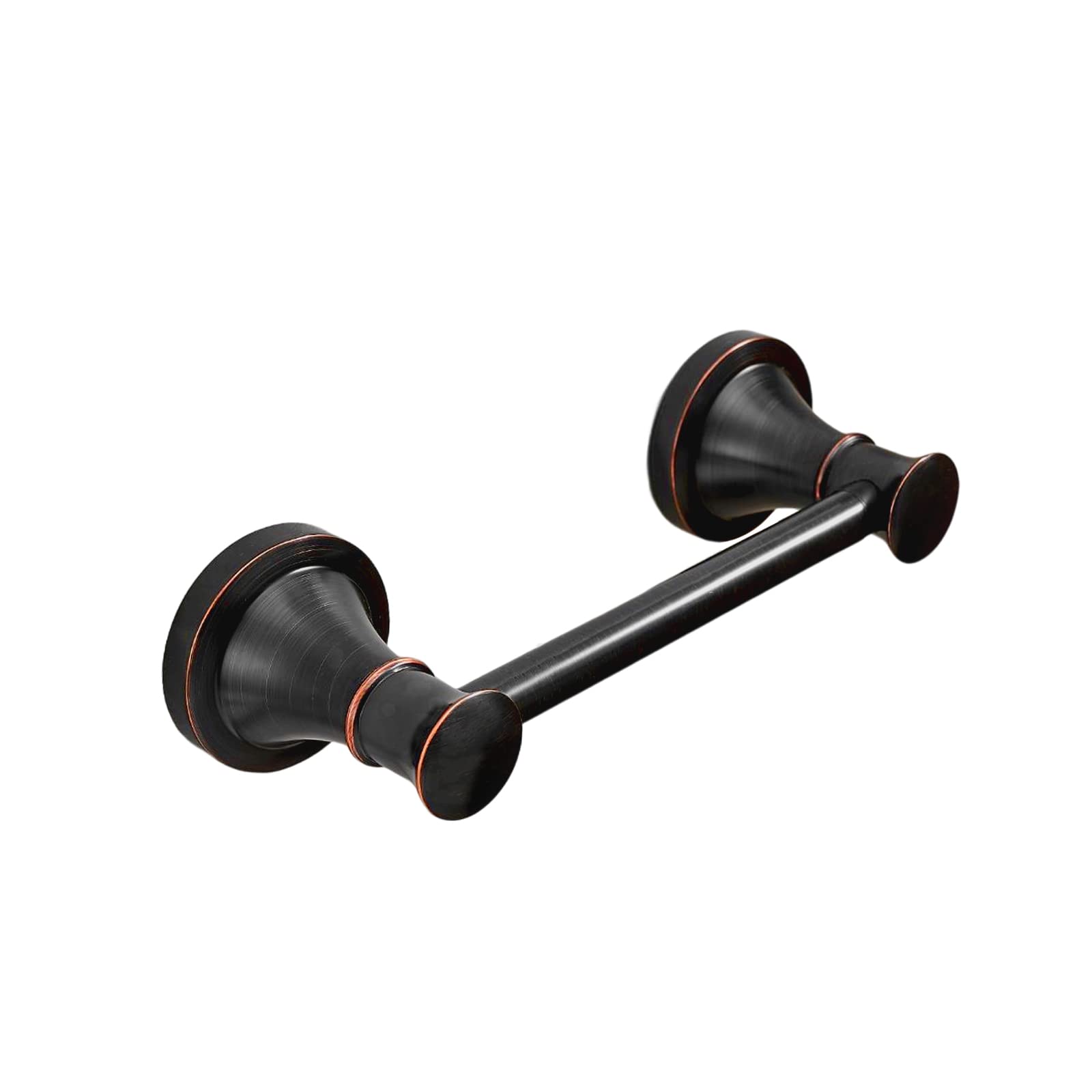 RUMOSE Wall Mounted Toilet Paper Holder - Flexible Pivoting Bathroom Tissue Roll Dispenser in Oil Rubbed Bronze Finish, Rustproof Stainless Steel Design for Modern Home & Commercial Restrooms
