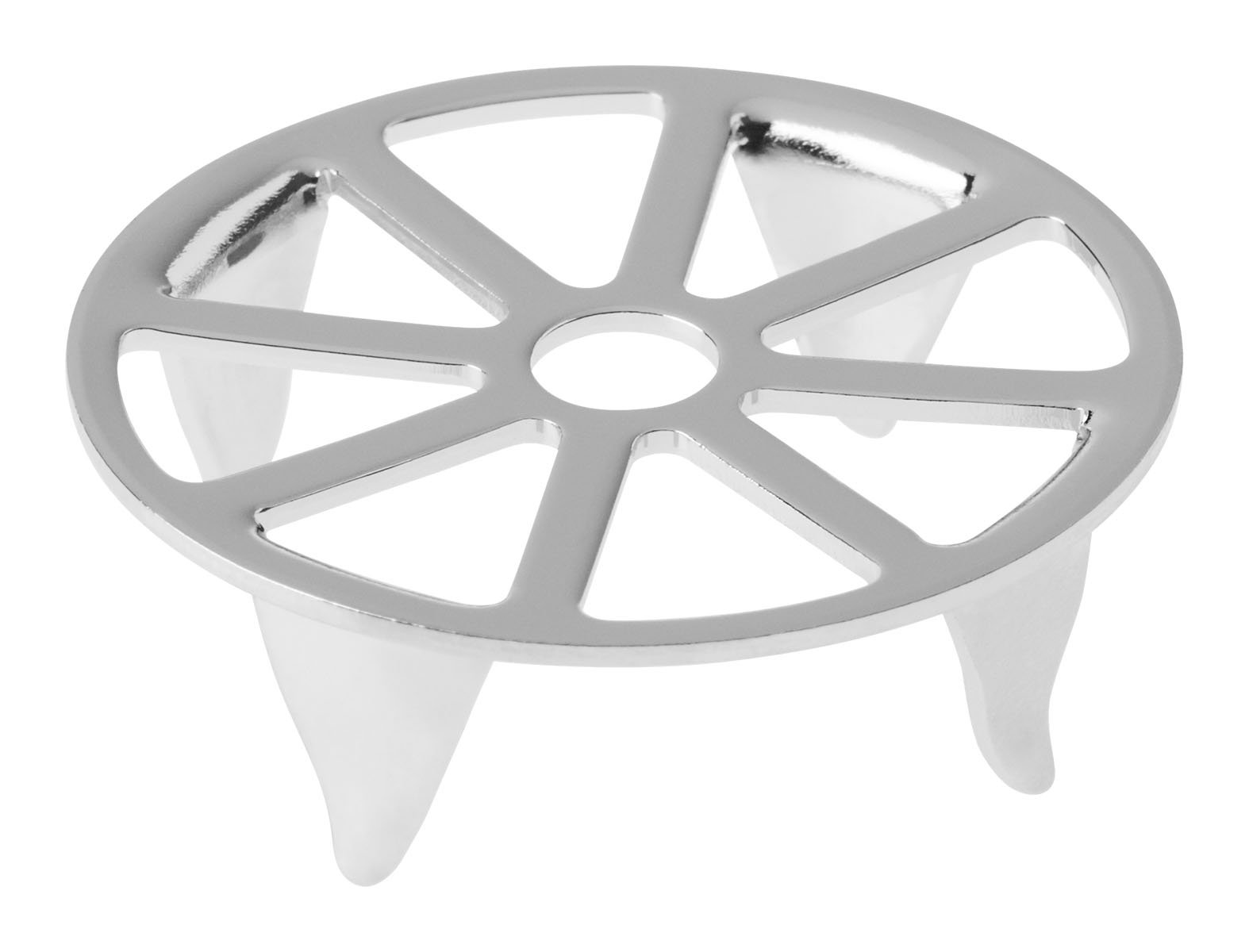 KOHLER 33682-BC Stainless Steel Sink Strainer Plate - Bright Chrome Finish - Durable Kitchen & Bathroom Drain Cover for Easy Cleaning & Clog Prevention