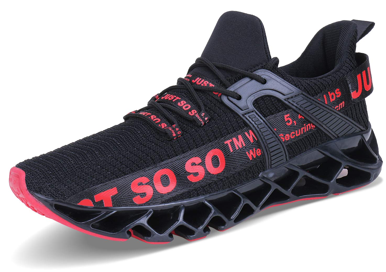 WONESION Men's Breathable Walking Tennis Running Shoes - Lightweight Blade Fashion Sneakers for Gym, Workout & Casual Wear