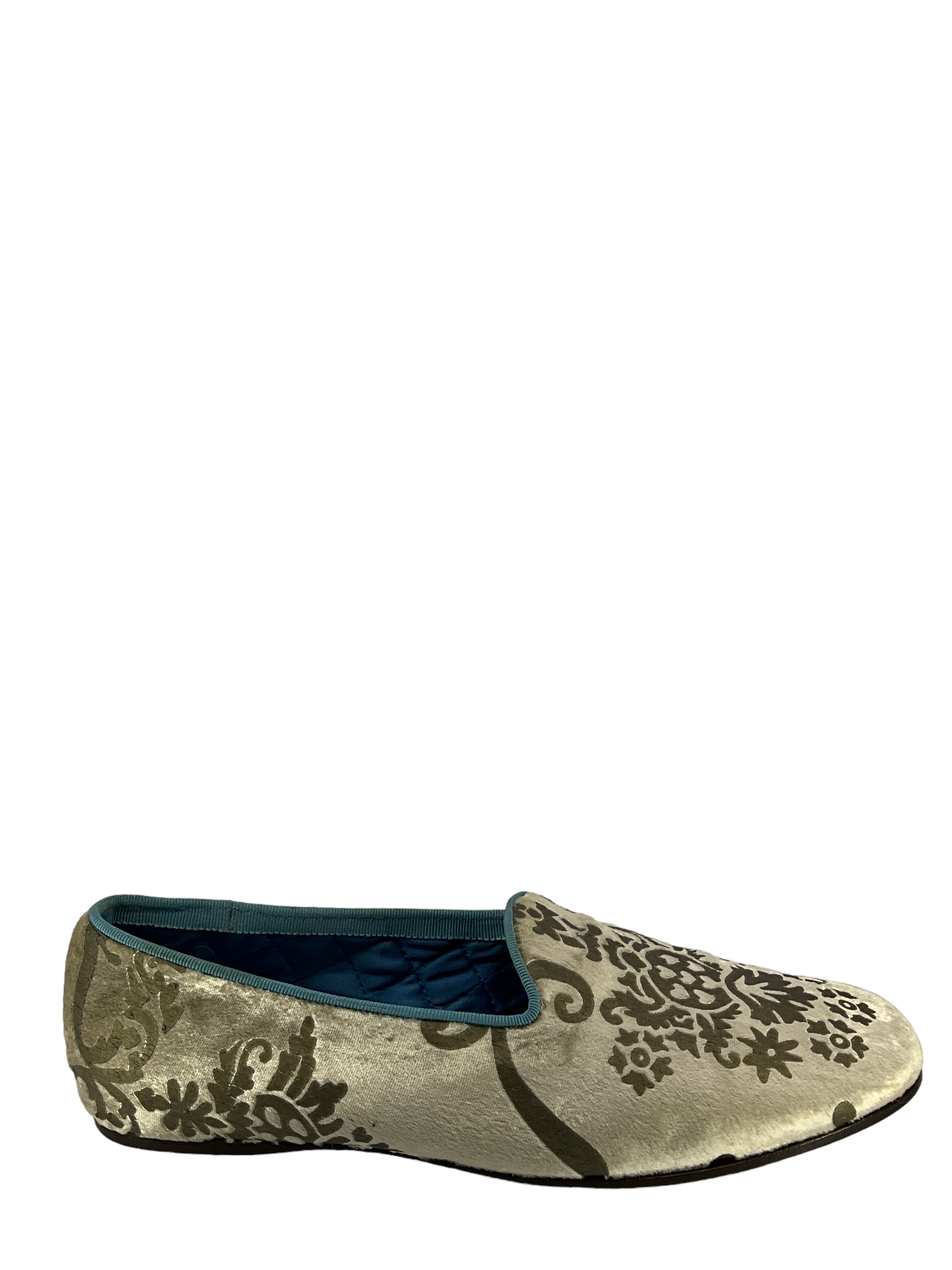 Gucci Gold Brocade Ballet Flats Women's Size 7.5 - Elegant Comfort for Parties, Weddings & Special Occasions