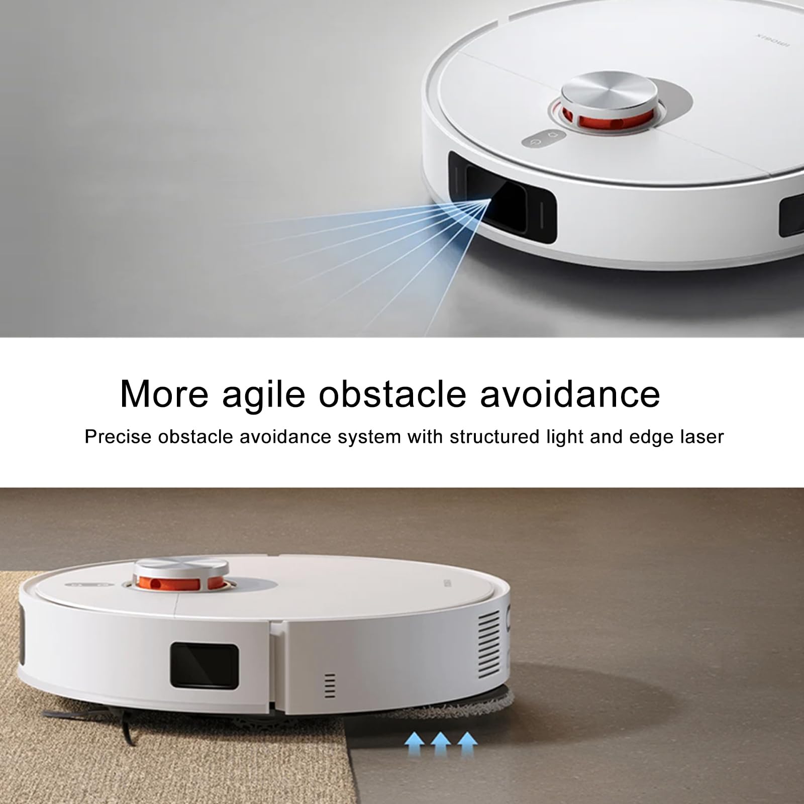 Xiaomi Robot Vacuum X20 Pro - 7000Pa Strong Suction, Self-Emptying & Auto Mop Cleaning with All-in-One Station, 160 Min Runtime, Smart App Control - Ideal for Hardwood Floors, Pet Hair & Large Homes Cleaning