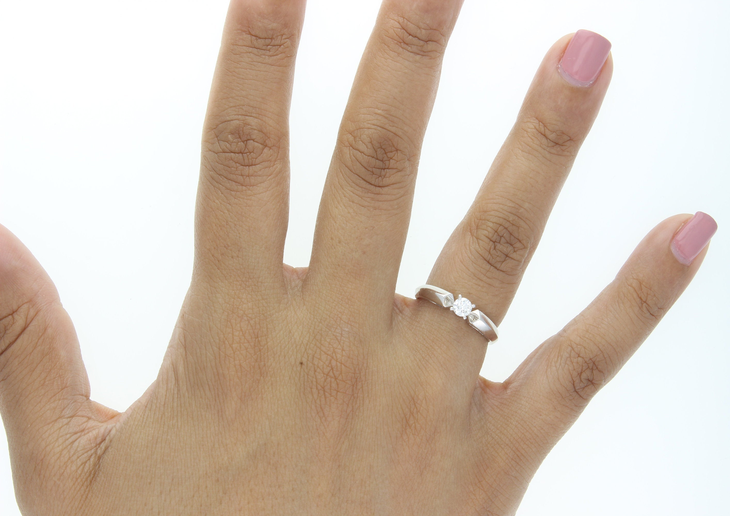 0.25 Carat Round Solitaire Diamond Engagement Ring for Women - Perfect Proposal Gift, Wedding Band, Anniversary Jewelry (Ideal for Romantic Proposals, Bridal Sets & Special Occasions)