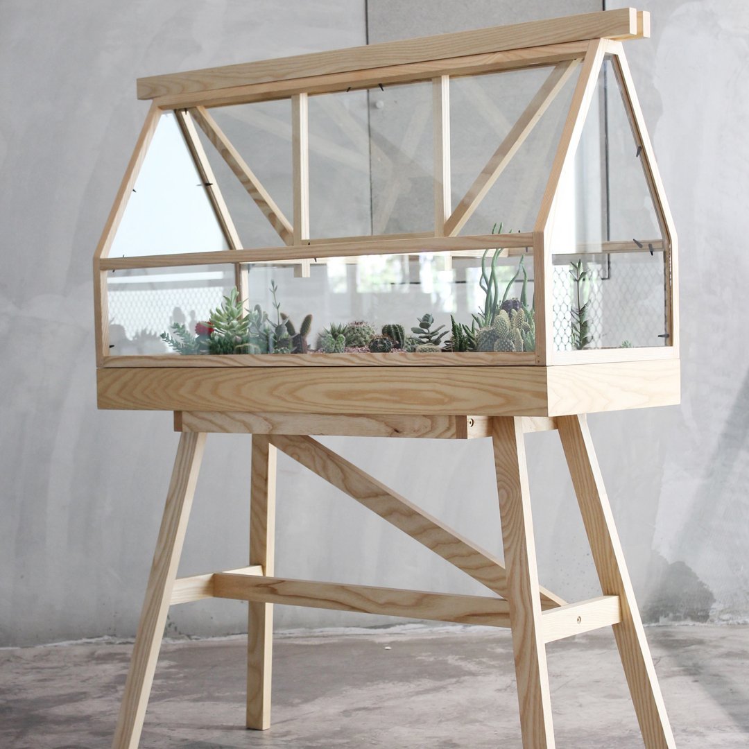 Atelier Two Plus Greenhouse Decor - Scandinavian Home & Garden Design for Houseplants & Indoor Greenery | Perfect for Living Rooms, Balconies & Office Spaces