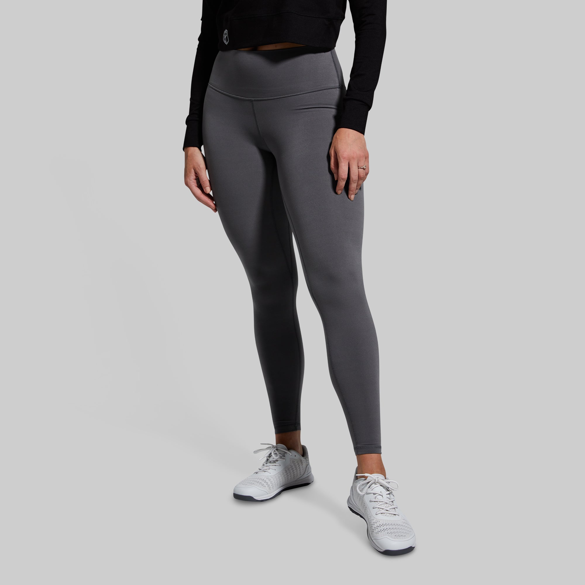 High-Waisted Inspire Legging in Gunmetal - Perfect for Yoga, Running & Workouts | Women's Fitness & Activewear