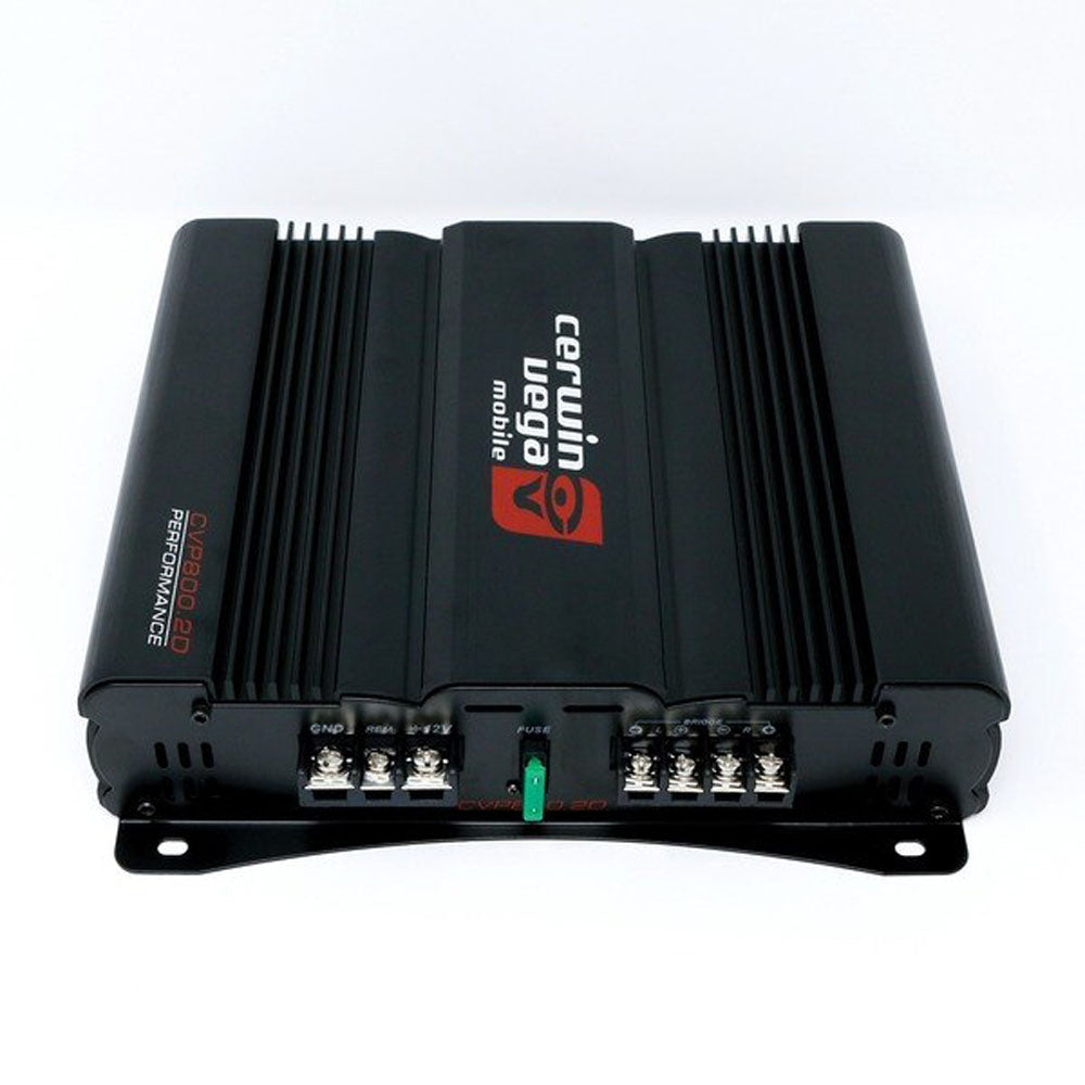 Cerwin Vega CVP8002D CVP Series 2 Channel Class D Car Amplifier - 800W Power, High Performance, Refurbished - Perfect for Car Audio Systems, Bass Boost & Home Theater Setup
