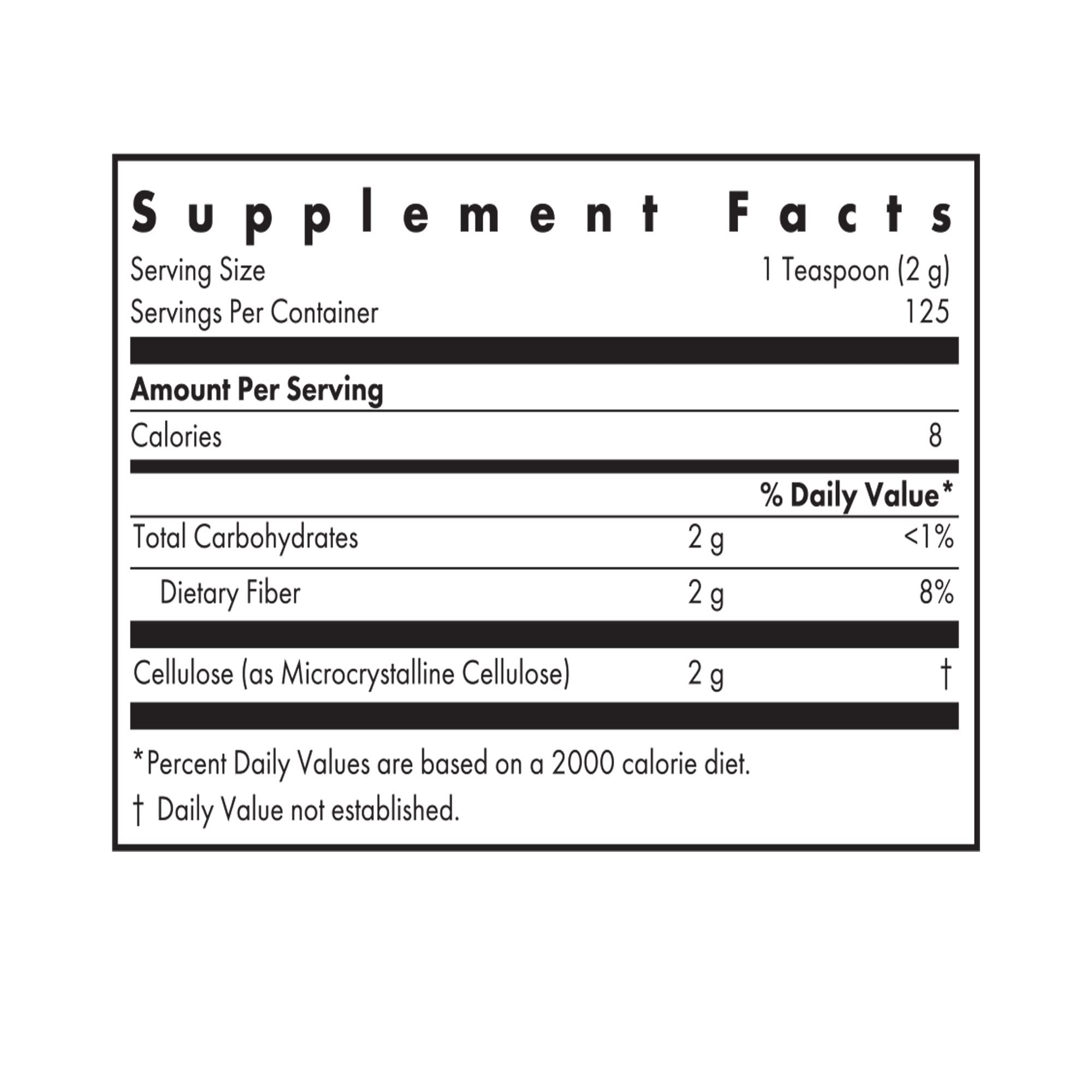 Nutricology Dietary Fiber Powder - 2000mg Insoluble Fiber Supplement | Microcrystalline Cellulose Powder for Digestive Health | Hypoallergenic & Non-Fermentable | 8.8 Oz - Perfect for Smoothies, Baking & Daily Wellness Routine