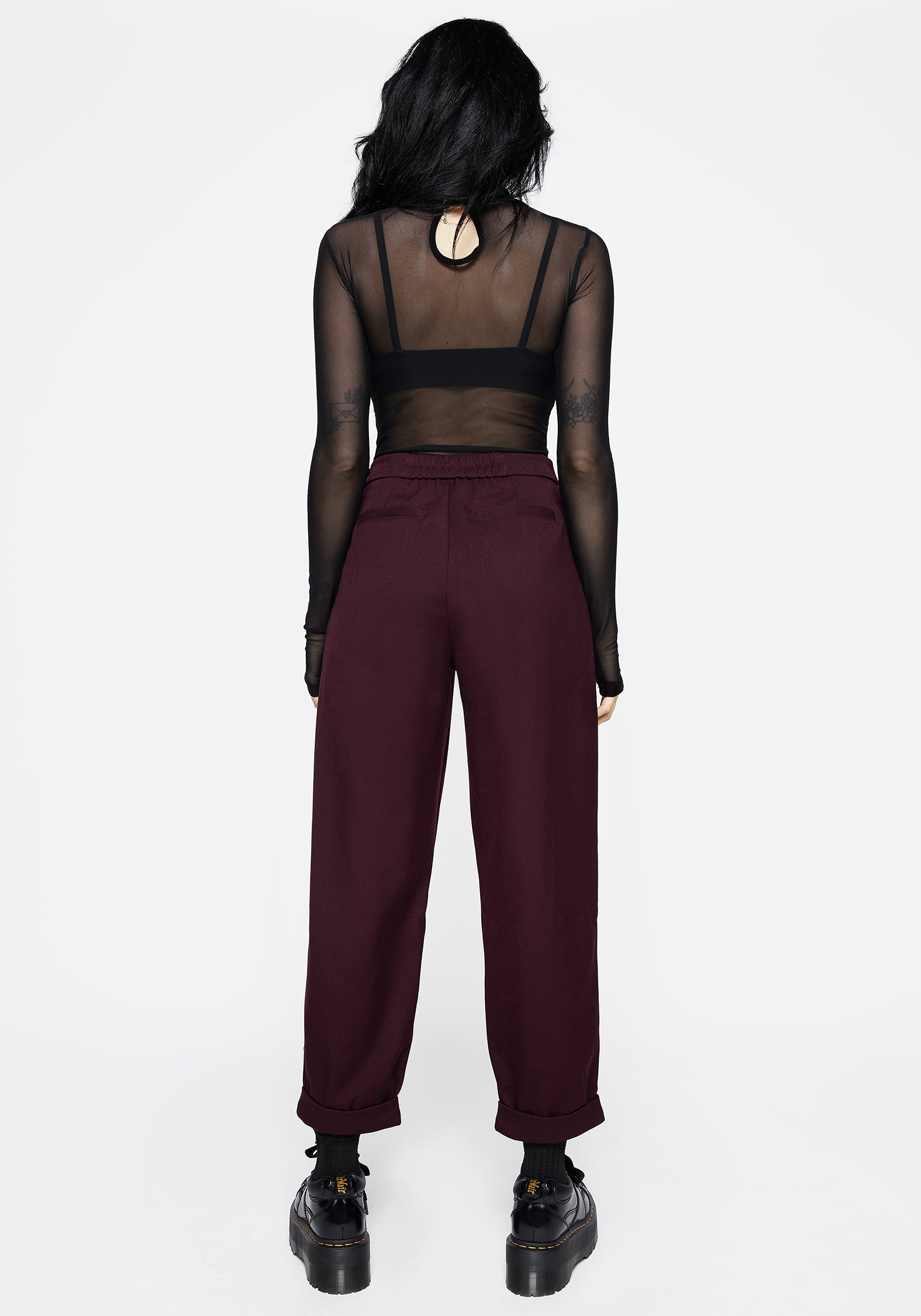 Salvia Floral Embroidered Balloon Pants for Women - Boho Chic Wide Leg Trousers for Casual Wear & Summer Outfits