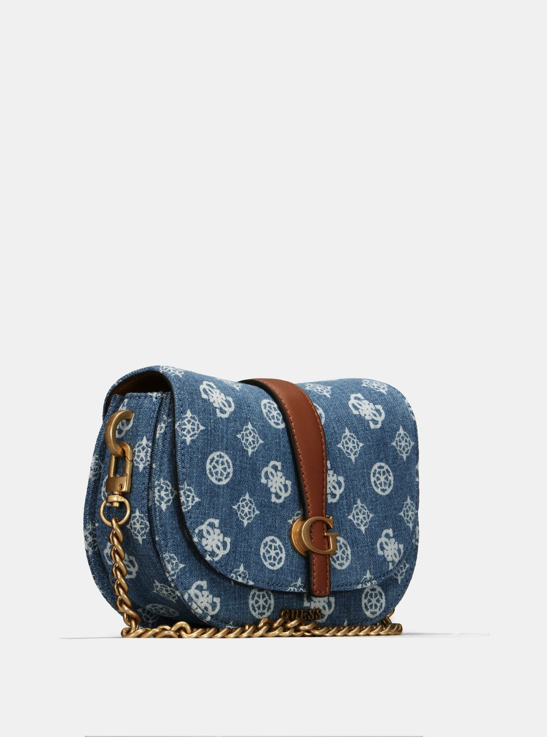 Denim Logo Kuba Mini Crossbody Bag for Women - Stylish Small Shoulder Purse with Adjustable Strap, Perfect for Daily Use, Travel & Shopping