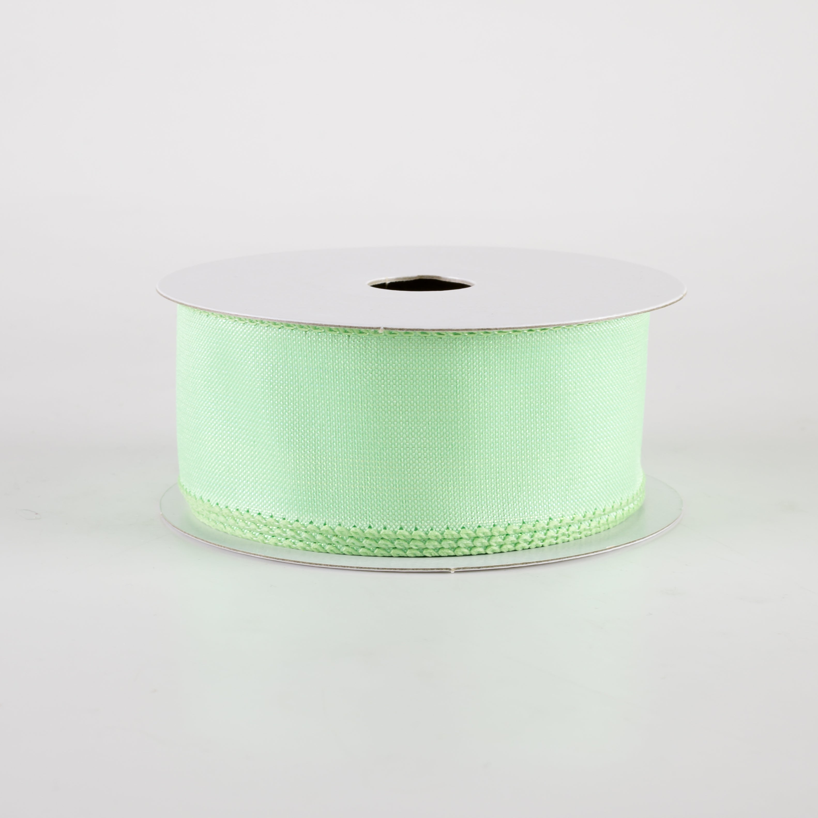 1.5 Inch Iridescent Mint Green Solid Ribbon - 10 Yards for Gift Wrapping, Crafts, and DIY Decorations