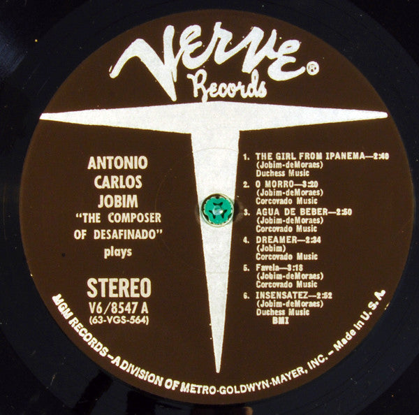 Antonio Carlos Jobim The Composer of Desafinado Plays Vinyl LP Album (VG Condition) - Classic Bossa Nova Music for Jazz Lovers & Record Collectors