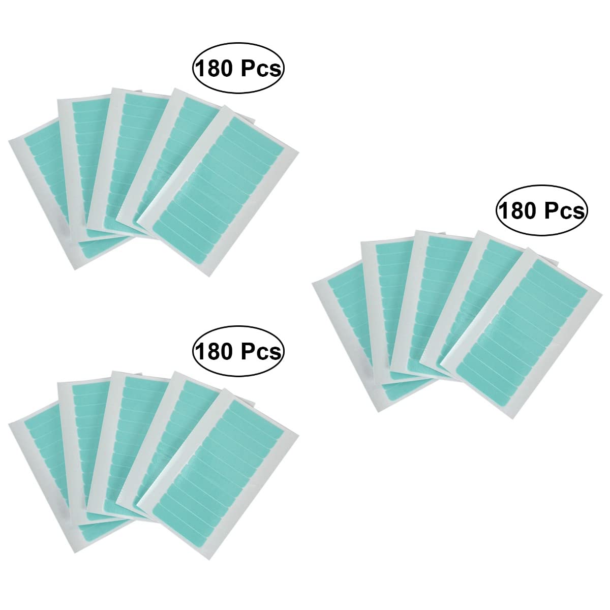 Lurrose 540pcs Double Sided Tape for Hair Extensions & Wigs - Strong Hold, Skin-Friendly Adhesive - Perfect for Toupees, Weaves & Cosplay (2