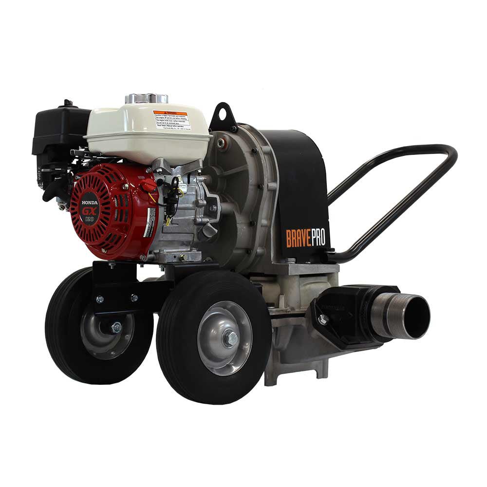 Brave 3-Inch Diaphragm Pump with Honda GX120 Engine - Heavy Duty Water Transfer for Construction, Agriculture & Flood Control