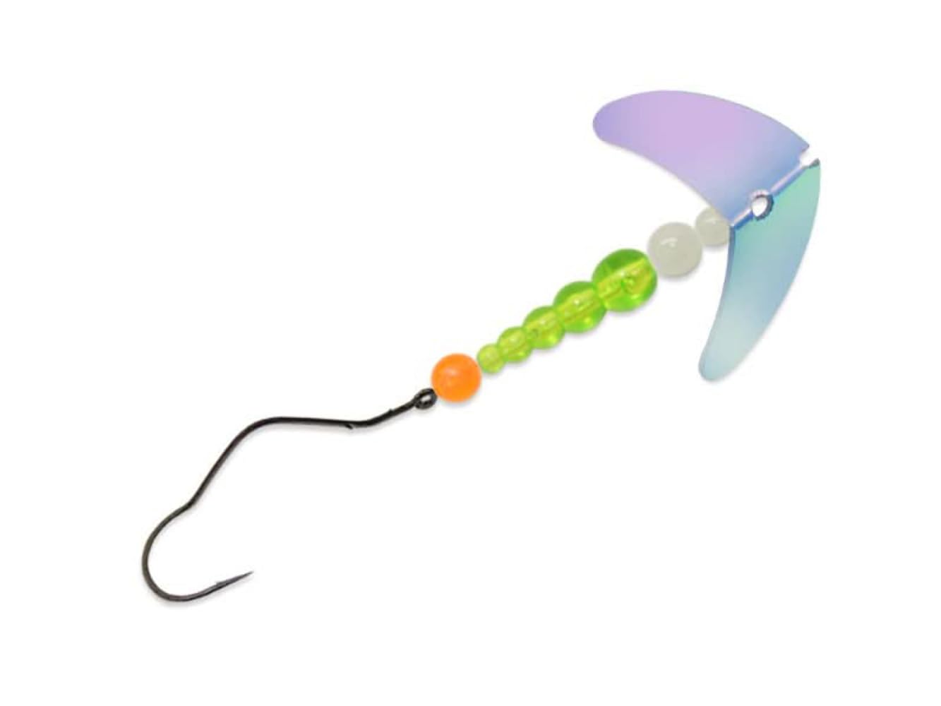 Mack's Lure Smile Blade Super Slow Death Rig - Premium Fishing Lure for Trout, Walleye & Bass - Perfect for Slow Trolling & Jigging in Freshwater Lakes