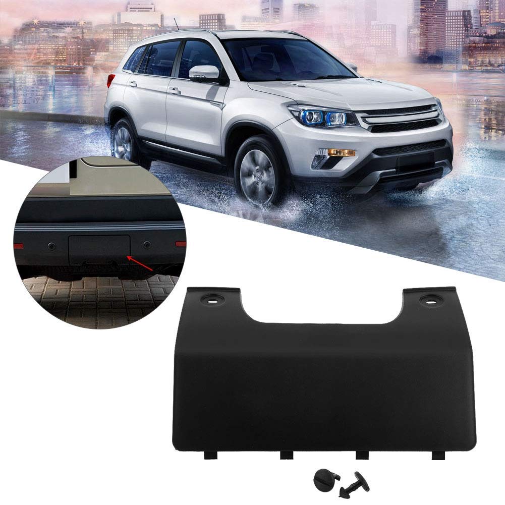 DPO 500011PCL Rear Bumper Tow Hitch Cover - Compatible with Land Rover LR3 (2005-2009) & LR4 (2010-2012) - Durable Towing Hook Eye Protector - Perfect for Off-Roading, Camping & Towing Accessories
